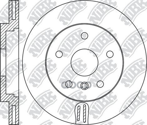 Диск Тормозной Nibk Rn2057 NiBK арт. rn2057