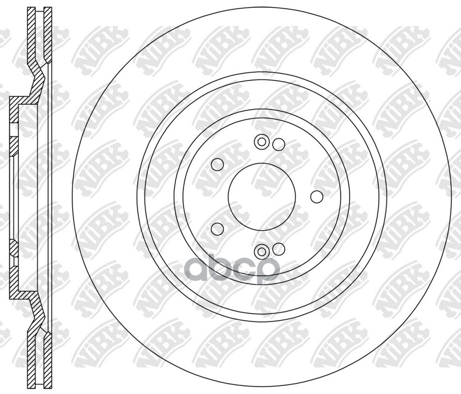 Диск тормозной NiBK арт. RN2308