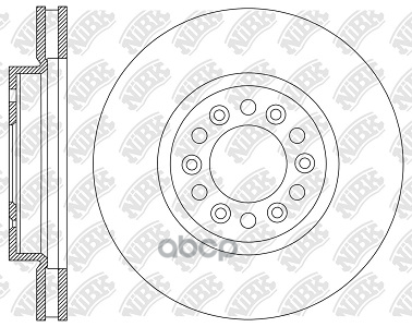 Диски тормозн. NiBK RN2324  CADILLAC XT5  XT6  CHEVROLET TRAVERSE NiBK арт. rn2324