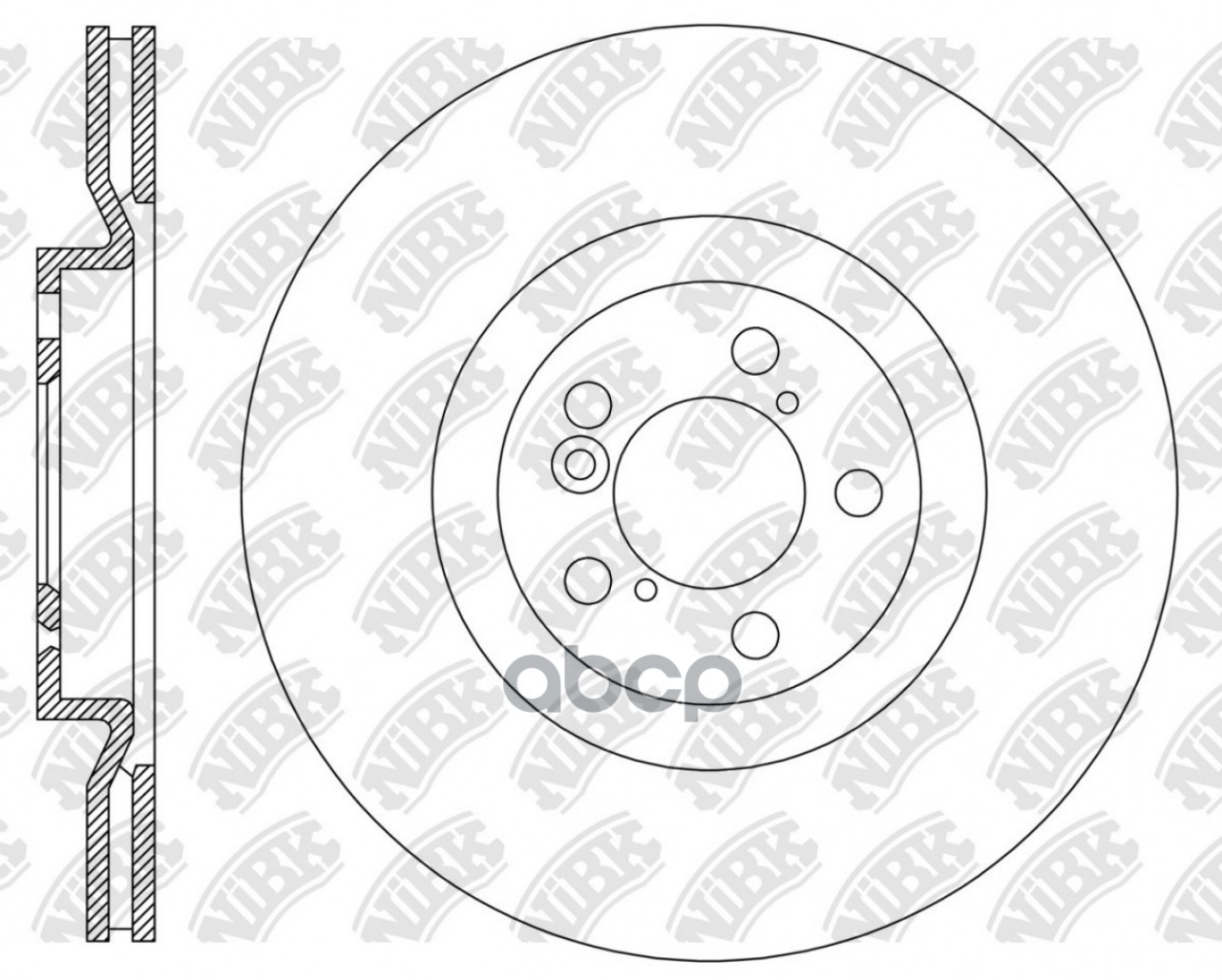 Диск тормозной NiBK арт. RN2327