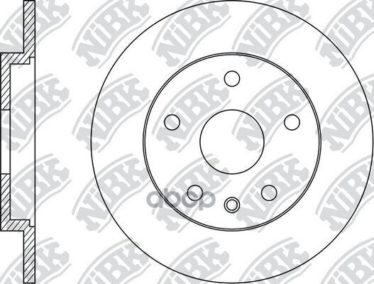 Диск тормозной AUDI A4/A5/A6/A7/Q5  RN33002 NiBK арт. RN33002
