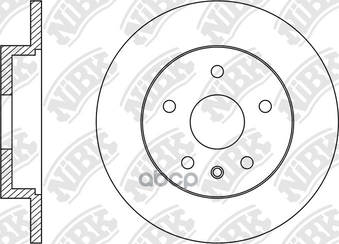 Диск тормозной NiBK арт. RN34002