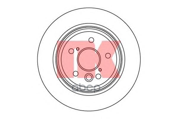 Диск Тормозной 204574 Nk арт. 204574