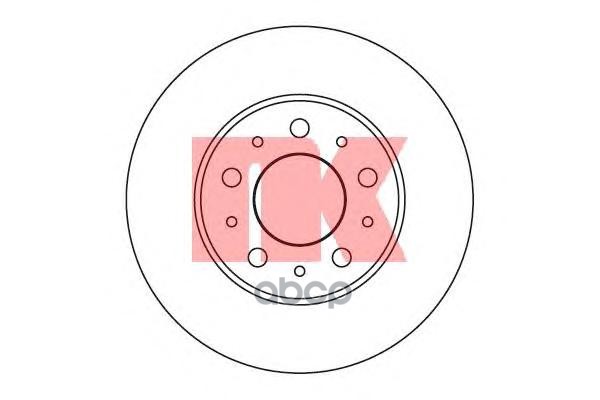 Диск тормозной передний (262x22mm) / VOLVO 740,760,780 8492 NK 204828 Nk арт. 204828
