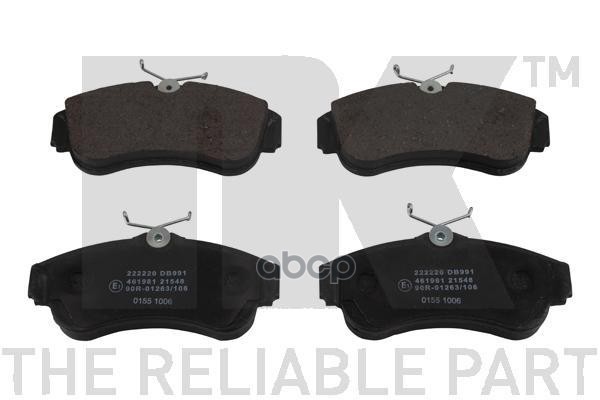 Колодки Тормозные Дисковые Ni. Primera Ab 90 Nk арт. 222220