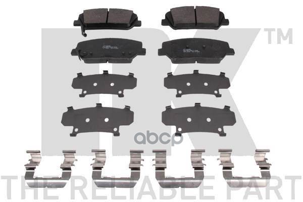 Колодки Тормозные Дисковые Kia Opt Hyu Gen 08- Nk арт. 223445