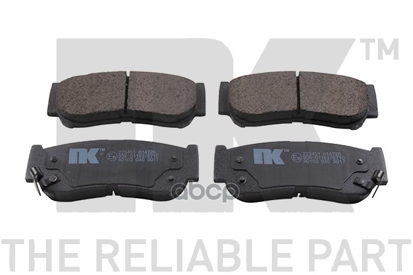 Колодки Тормозные Дисковые Hyundai Santa Fe 2009-2012 Nk арт. 223451