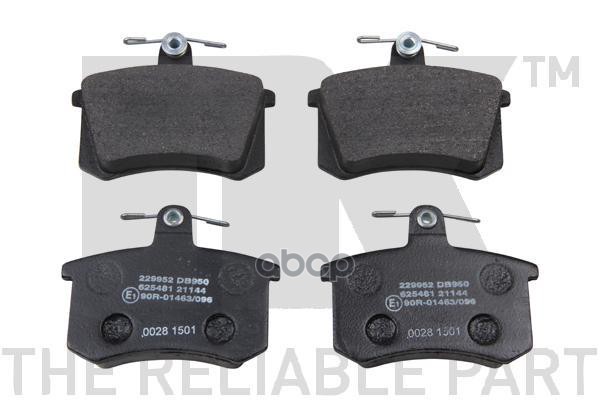 Колодки тормозные дисковые Audi 80-200  A4  A6 79-02 Nk арт. 229952