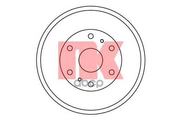 Барабан Тормозной Hyundai Elantra  Toyota Hi-Ace 95- Nk арт. 254520