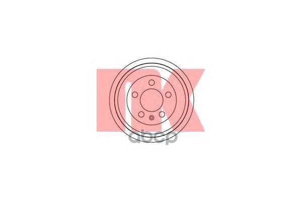 Барабан тормозной Audi A2  Seat Cordoba  Ibiza IV  V  Skoda Fabia  VW Fox  Polo Nk арт. 254727