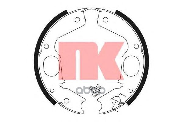 Колодки тормозные барабанные M.Padjero 88- Nk арт. 2730645