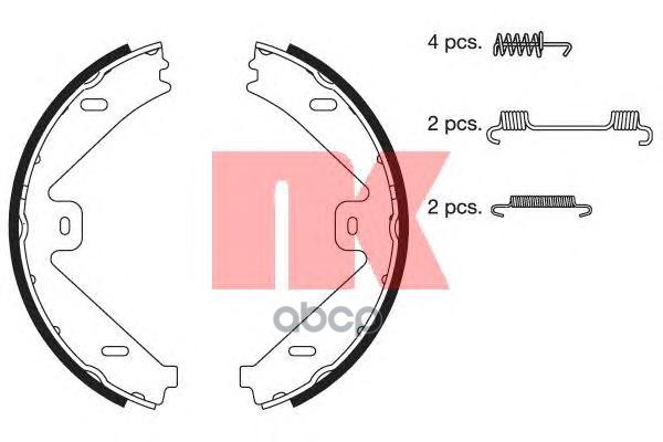 Колодки тормозные барабанные MB CLS  E  GLK 11- Nk арт. 2733802