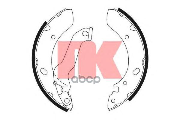 Колодки тормозные барабанные Hy Lantra 90- Nk арт. 2734561