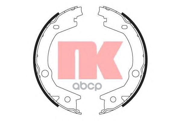 Колодки тормозные барабанные Hyundai Tucson  Soul  Kia Sportage 01- Nk арт. 2734745