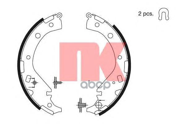 Колодки тормозные барабанные Toyota Rav 4 II Nk арт. 2745698