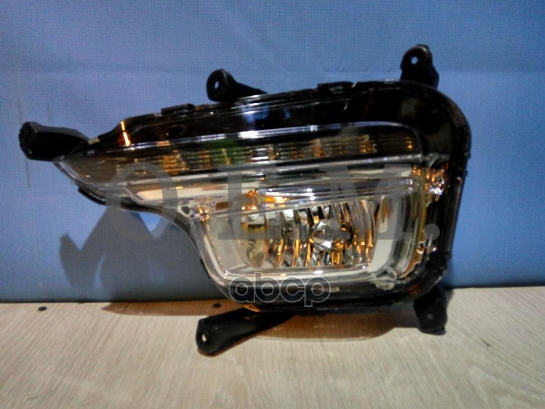 Фара противотуманная левая Kia Rio 3 QB 2015-2017, светодиодные ДХО (LED) O.E.M. арт. OEM0027PTFPL