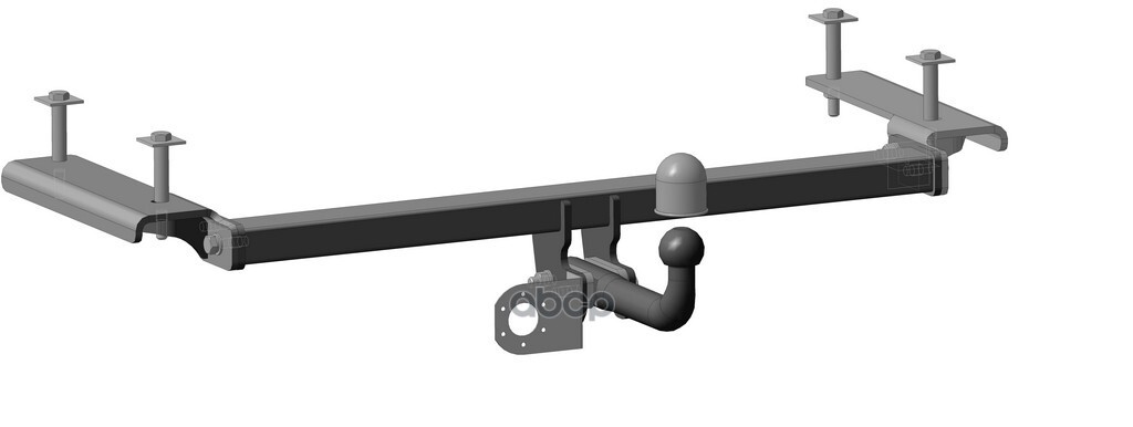 Фаркоп (ТСУ) для Chery Tiggo IV 2019-/Tenet T4 2025- (без электрики)- / Черри Тигго 4 Про ORIS арт. 7613-A