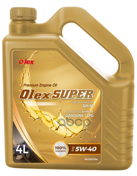 Масло Моторное 4L 5W40 Olex Super Sp Olex арт. PK0100744