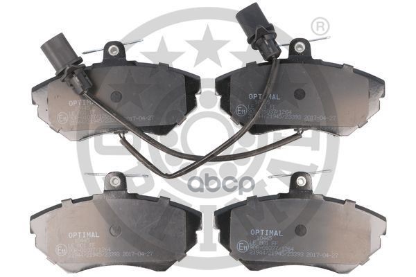 Колодки тормозные дисковые  комплект AUDI: A4 (8D2  B5)  A4 (8E2  B6)  A4 (8EC  B7)  A4 Avant (8D5 Optimal арт. bp-10445