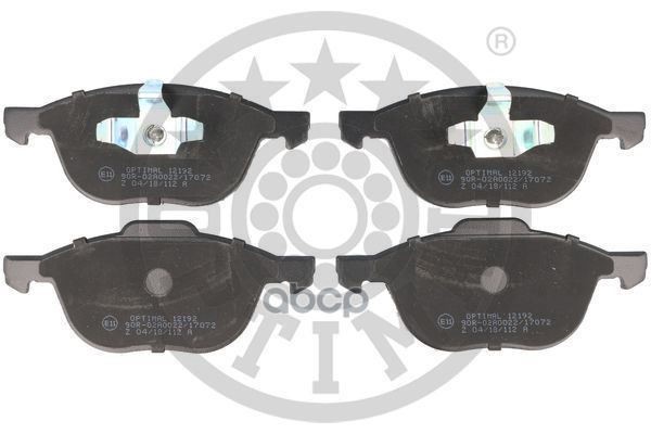 Колодки тормозные дисковые  комплект FORD: C-MAX (DM2)  C-MAX II (DXA/CB7  DXA/CEU)  FOCUS C-MAX  F Optimal арт. bp-12192