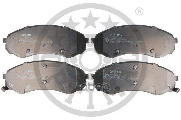 Колодки тормозные дисковые  комплект HYUNDAI: H-1 Cargo (TQ)  H-1 Travel (TQ)KIA: CARNIVAL / GRAND Optimal арт. bp-12281