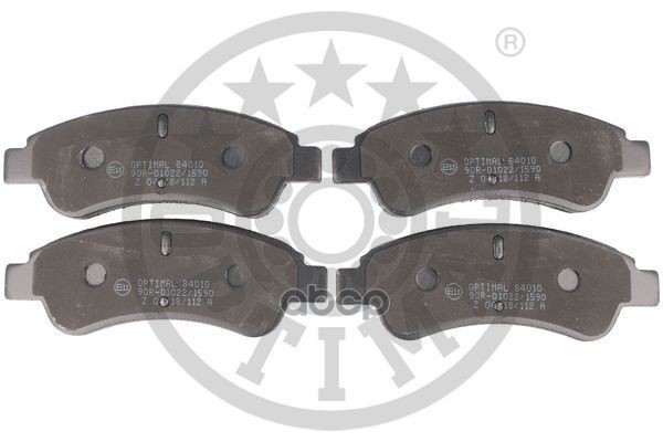 Колодки тормозные дисковые  комплект CITRO?N: BERLINGO (MF)  BERLINGO Kasten (M_)  C2 (JM_)  C4 Cou Optimal арт. bp-84010