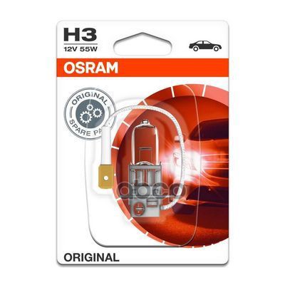 Лампа 64151-01B Н3 12V (55W) РК22s стандарт 1 шт. в блистере Osram арт. 64151-01b