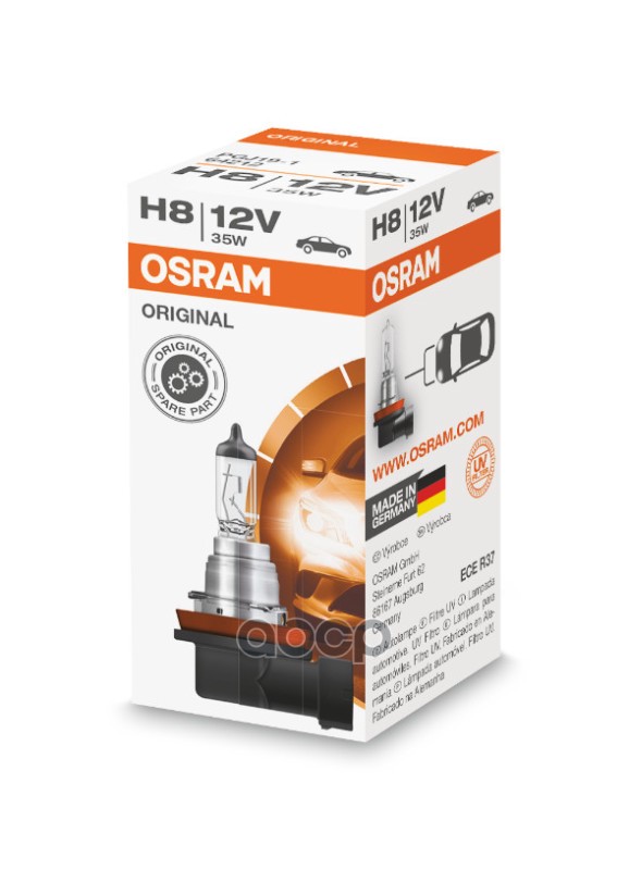 Лампа 64212 H8 12V (35W) PGJ-19-1 Osram арт. 64212