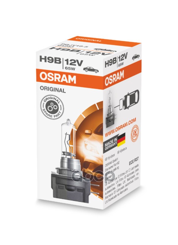 Лампа 12V H9B 65W PGJY19-5 OSRAM ORIGINAL LINE 1 шт. 64243 Osram арт. 64243