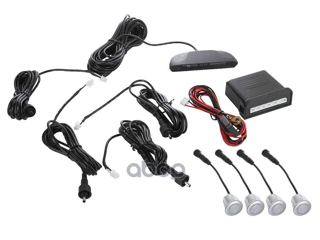 Парковочный радар PARKMASTER 4-FJ-40 silver, 4 датчика PARKMASTER арт. 4-FJ-40 s