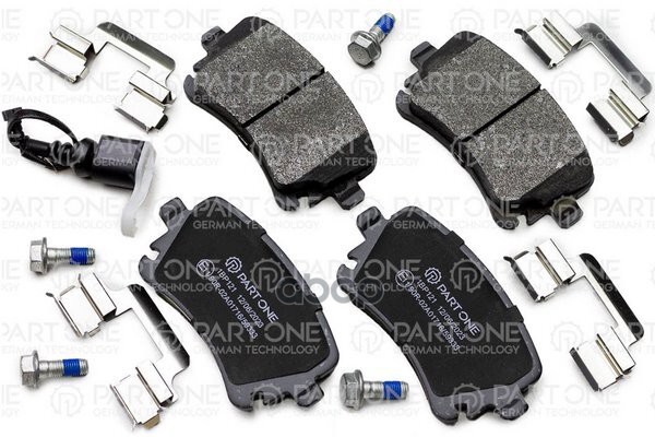 Колодки Тормозные Дисковые Зад. Vw T5 03- PART-ONE арт. 1BP121