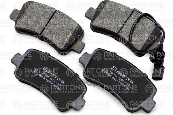 Колодки Тормозные Дисковые Зад. Opel Movano 10- PART-ONE арт. 1BP154