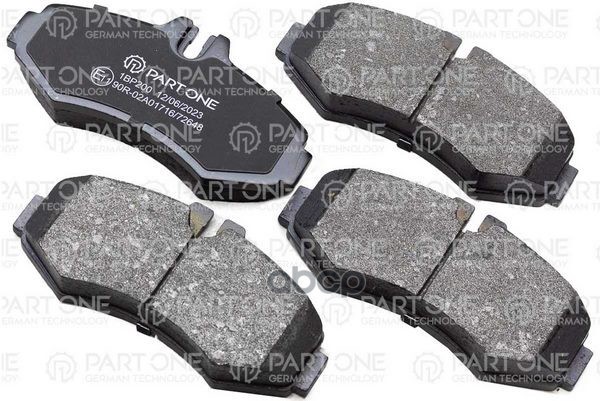Колодки Тормозные Дисковые Пер. Mb V-Class 96-03 PART-ONE арт. 1BP200