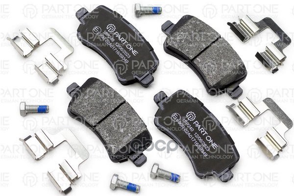 Колодки Тормозные Дисковые Пер. Volvo 740/940/960 84- PART-ONE арт. 1BP382