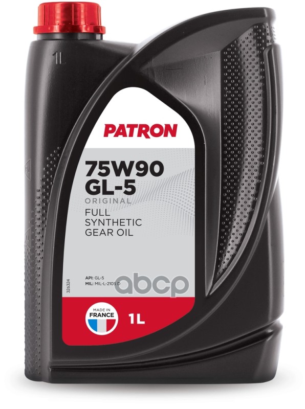 Масло Трансмиссионное Синтетическое 1Л - Api Gl-5, Mil Mil-L-2105 D PATRON арт. 75W90 GL5 1L ORIGINAL