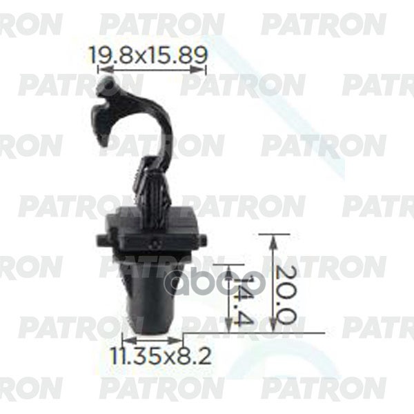 Клипса Пластмассовая Lexus,Toyota Применяемость: Внутренняя Отделка, Дверь - Панель PATRON арт. P37-1379