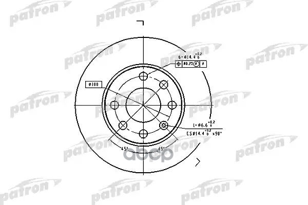 Диск Тормозной Передн Opel: Ascona C 81-88, Ascona C Хечбэк 81-88, Astra F 91-98, Astra F Classic Хечбэк 98-02, Astra F Class...