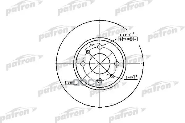 Диск Тормозной Задн Alfa Romeo: 164 87-98, Fiat: Bravo 07-, Croma 85-96, Multipla 99-, Stilo 01-, Stilo Multi Wagon 03-, Lanc...
