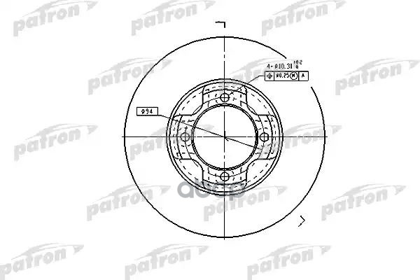 Диск Тормозной Передн Mazda: 323 Ii 80-89, 323 Ii Hatchback 80-89, 323 Iii 85-89, 323 Iii Hatchback 85-89, 323 Iii Station Wa...