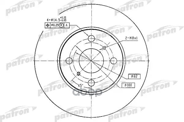 Диск Тормозной Передн Toyota: Corolla 92-97, Corolla 97-02, Corolla Compact 92-97, Corolla Compact 97-02, Corolla Liftback 92...