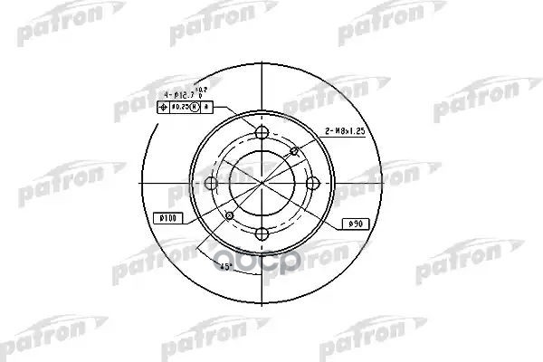 Диск Тормозной Передн Mitsubishi: Carisma 95-06, Carisma Седан 96-06, Colt Iv 92-96, Colt V 96-05, Lancer V 92-, Lancer V Sta...