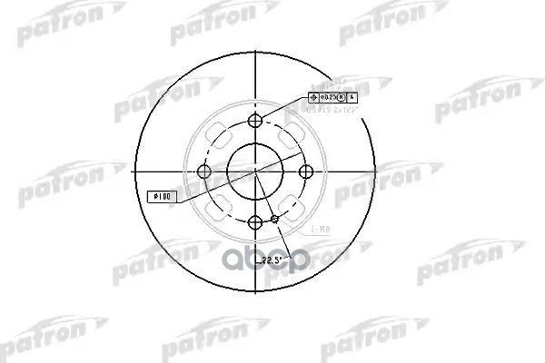 Диск Тормозной Передн Mazda: 323 F Vi 98-04, 323 S Vi 98-04 PATRON арт. PBD4120