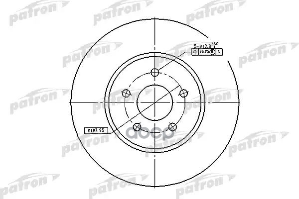 Диск Тормозной Передн Ford: Mondeo Iii 00-, Mondeo Iii Седан 00-, Mondeo Iii Универсал 00-, Jaguar: X-Type 01-, X-Type Estate...