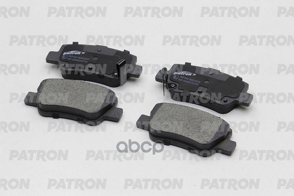 Колодки Тормозные Дисковые Задн Toyota: Avensis Седан (T27) 09-, Avensis Универсал (T27) 09- PATRON арт. PBP040