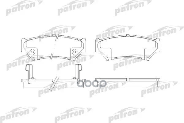 Колодки Тормозные Дисковые Передн Suzuki: Grand Vitara 98-, Vitara 90-98, Vitara Cabrio 90-99 PATRON арт. PBP1020