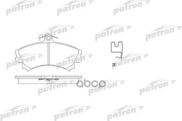 Колодки Тормозные Дисковые Передн Pbp1093 PATRON арт. PBP1093