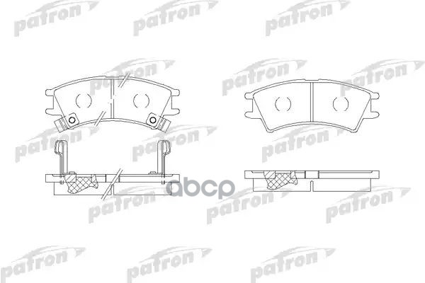 Колодки Тормозные Дисковые Передн Hyundai: Atos 98-, Atos Prime 99- PATRON арт. PBP1326