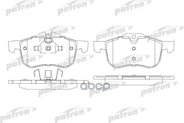 Колодки тормозные дисковые передн PBP1355 PATRON арт. PBP1355
