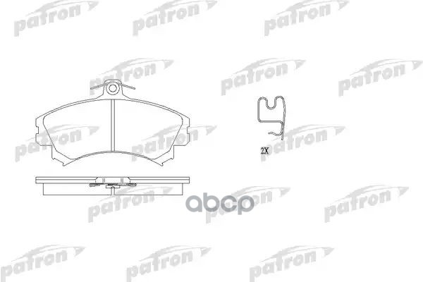Колодки Тормозные Дисковые Передн Volvo: S40 I 95-00, V40 Универсал 95-00 PATRON арт. PBP1384