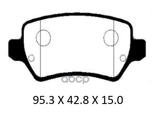 Колодки тормозные дисковые задн KIA  CEED 12-  OPEL  ASTRA G 00-05, ASTRA H 04- (произведено в Корее) PBP1521KOR PATRON арт. ...